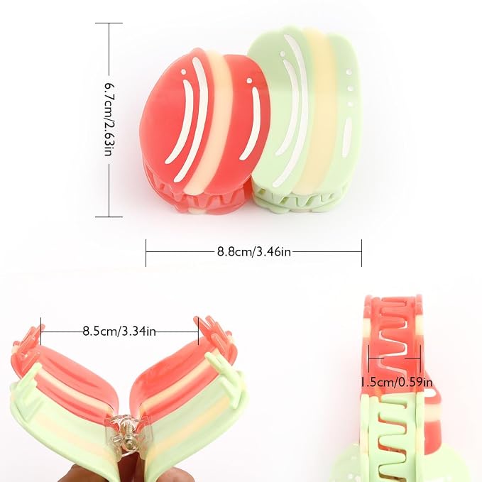 Personalized London Icon Macaron Hair Calw Clip,Fun Acetate Hair Claw for Women Girls Hair Accessories Gift