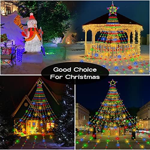 23FT Christmas String Lights, Waterfall Star Lights Outdoor for Yard - Image 6