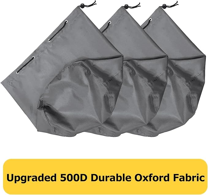 AKEfit Trimmer Engine Cover Weed Eater Covers Fits Weed Eater Edger Pole Saw Brush Cutters and Hedge Heavy Duty 3-Piece Set Grey Waterproof Cover