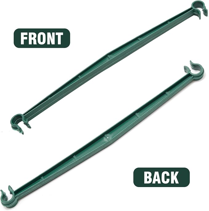 100 PCS Stake Arms for Tomato Cage, 12.8” Expandable Trellis Connectors,Plant Support Garden Stakes, Tomato Stake Supports Fit for 14mm Stakes, for Climbing Plants, Flowers,Vegetables