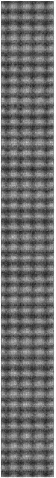 KOZYFLY Braided 2x20 Runners Rugs for Hallway, Extra Long Washable Runner Rug, Woven Non Slip Kitchen Runner, Cotton Entryway Rug, Floor Carpet for Entry, Aisle, Hall, Grey/Dark Grey