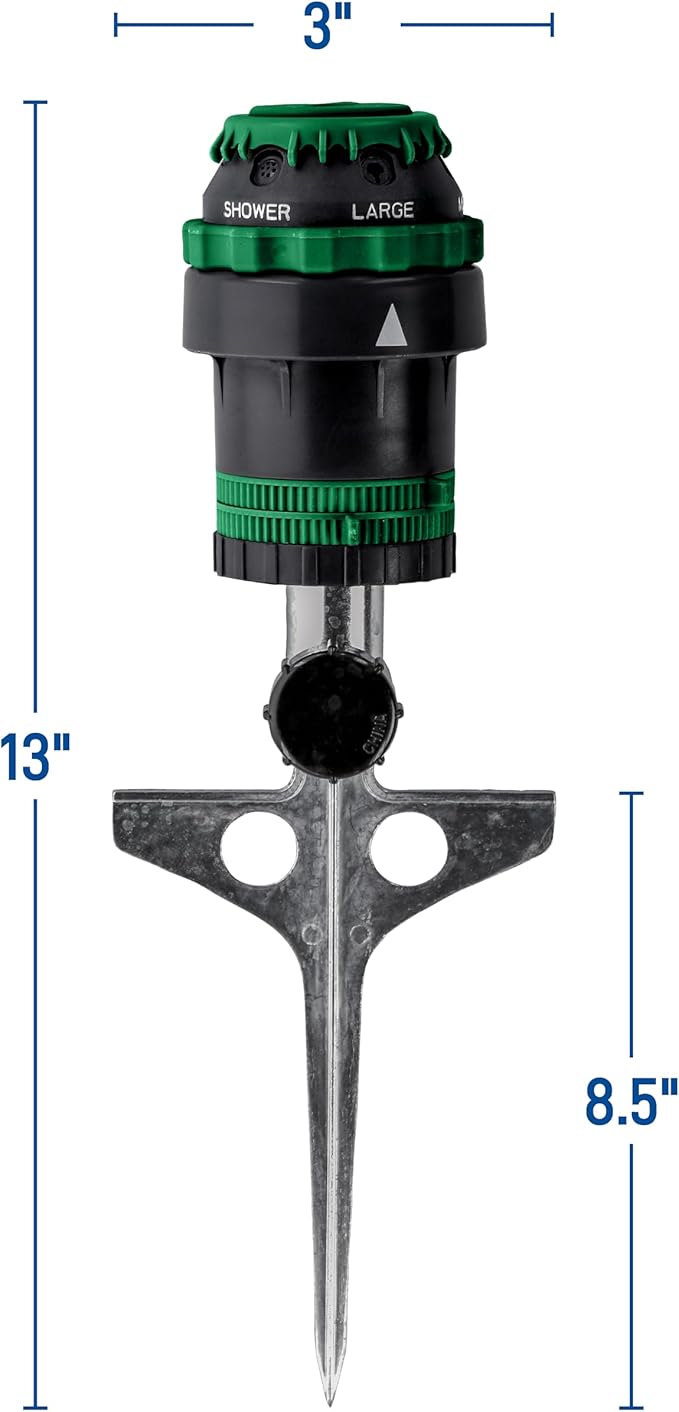 10-Pack Orbit 58573N H2O-6 Gear Drive Sprinkler - Versatile Gear Drive for Efficient Lawn Watering