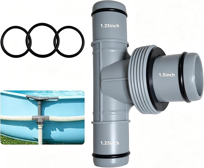Pool Hose Connector, 1.25 to 1.5 Pool Hose Adapter,for Filter Pumps and Above Ground Pool Drain Adapter