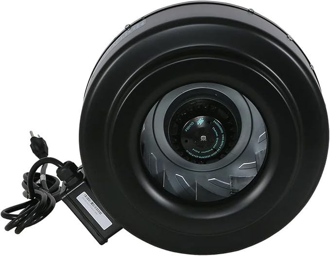 Hurricane Commercial Grade Inline Fan for Phresh & Black Ops Carbon Filters, Ideal-Air Ducting and Clamps and Titan Controls Ventilation Controllers