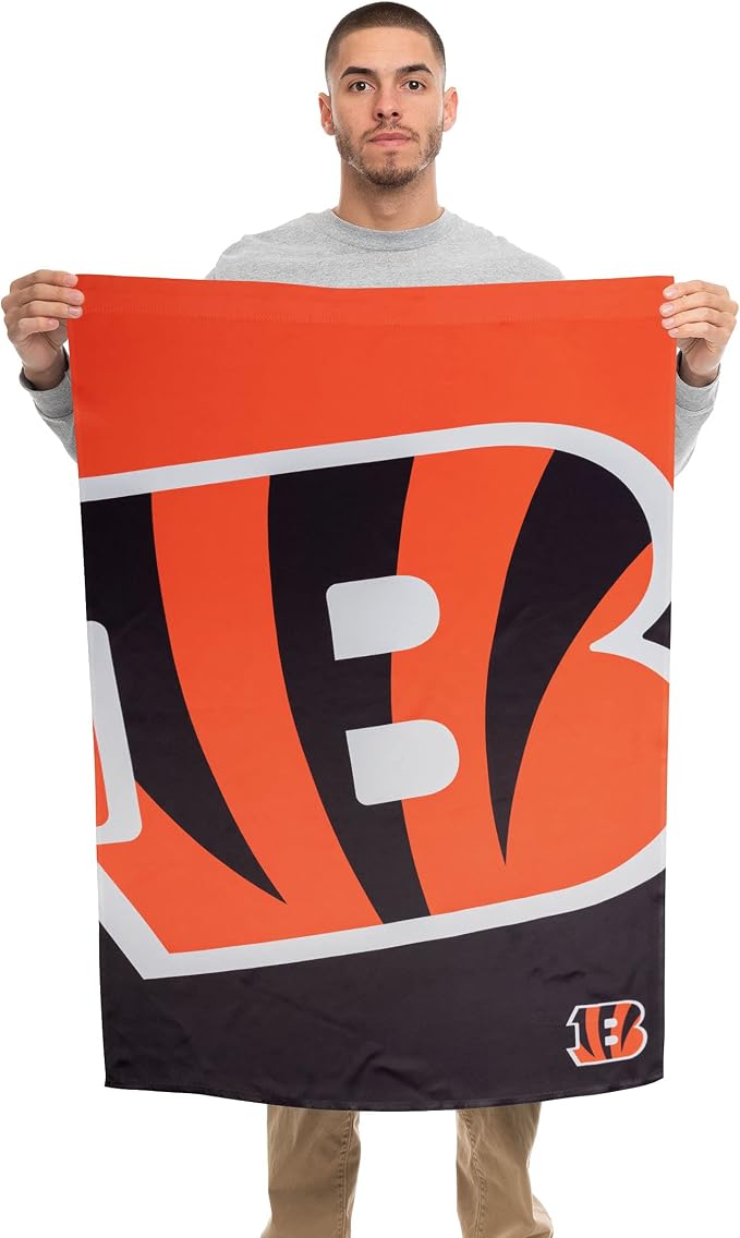 NFL Double Sided Team Logo Vertical Flag (40" x 28")