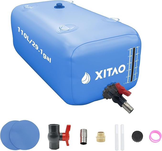 XITAO Water Bladder Storage Containers, Water Tank Foldable Portable Water Storage,Water Storage Bag Containers for RV, Camping, Garden, Irrigation, Drought Resistance, Firefighting