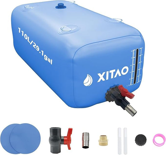 XITAO Water Bladder Storage Containers, Water Tank Foldable Portable Water Storage,Water Storage Bag Containers for RV, Camping, Garden, Irrigation, Drought Resistance, Firefighting