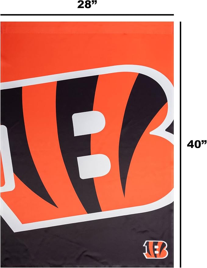 NFL Double Sided Team Logo Vertical Flag (40" x 28")