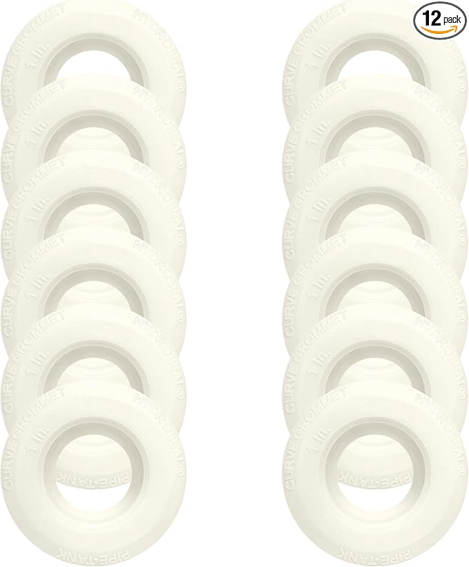 1 inch Hydroseal flexible tank adapter TPV Grommet bulkhead connector, Leak-Proof aquarium bulkhead fitting for 1'' PVC Pipe, Tanks, Hydroponics, Aquaculture, Filtration & Drainage, No-Glue Push-Fit