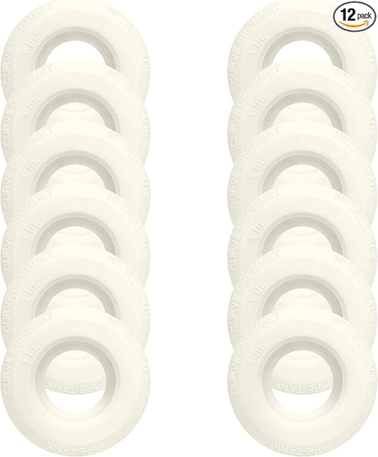1 inch Hydroseal flexible tank adapter TPV Grommet bulkhead connector, Leak-Proof aquarium bulkhead fitting for 1'' PVC Pipe, Tanks, Hydroponics, Aquaculture, Filtration & Drainage, No-Glue Push-Fit