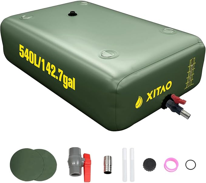 XITAO Water Bladder Storage Containers, Water Tank Foldable Portable Water Storage,Water Storage Bag Containers for RV, Camping, Garden, Irrigation, Drought Resistance, Firefighting