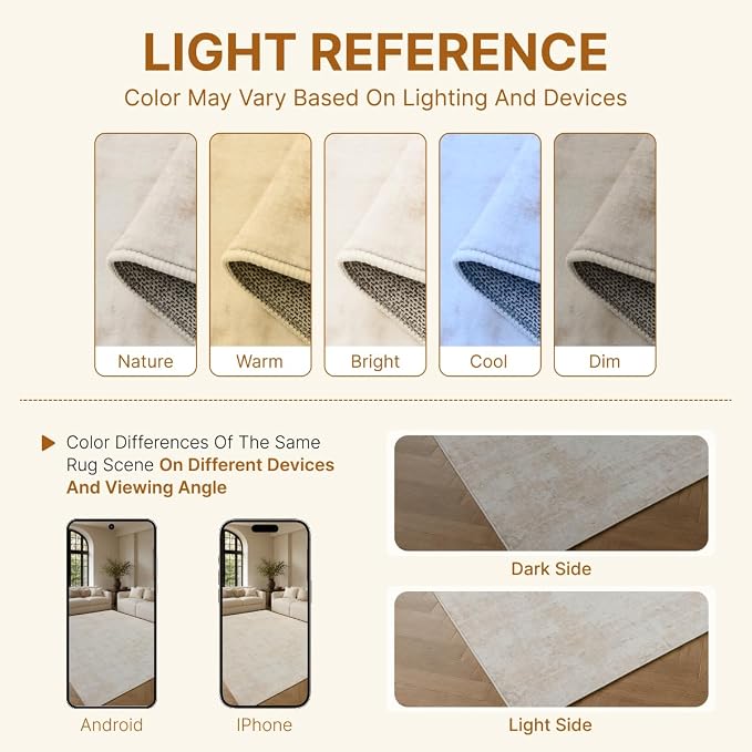 6x9 Area Rugs Washable Modern Abstract Living Room Bedroom Rug | Non Slip Soft Carpets Indoor Floor Stain Resistant Carpet for Bedroom Dining Room Farmhouse Nursery Home Office