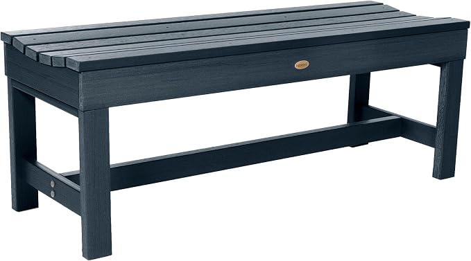 Sequoia Professional Commercial Grade Weldon Backless Picnic Bench, 4 ft, Federal Blue