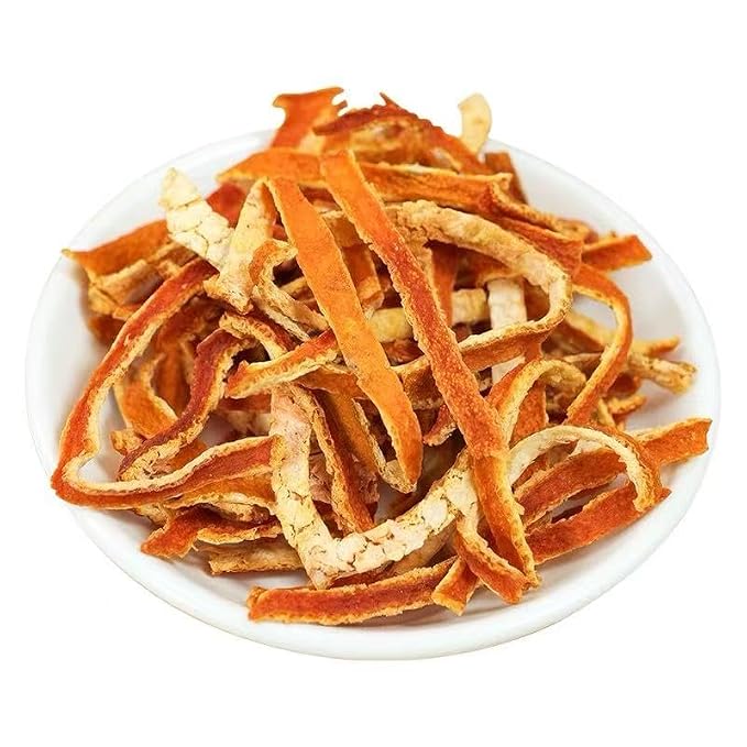 Dried Tangerine Peel Strips - Pure Natural Chinese Herbal Medicine -dried orange peel 4.23oz/120g Used for making soup-Brewing tea- 陈皮Chen Pi(Dried Tangerine Peel)