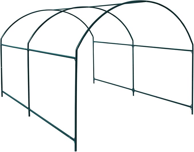 Greenhouse Replacement Frame for Outdoor Larger Hot Garden House , Support Arch Frame Climbing Plants/Flowers/Vegetables (10' X7'X6', Frame)