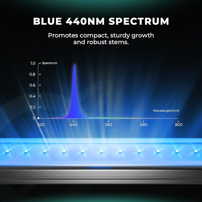 MARS HYDRO ADlite Red55&Blue55 Led Grow Lights for Increased Plants Yield, 440nm & 660nm Spectrum Grow Light 4x4 FT Coverage 55Wx2, Supplemental for FC6500/FC-E6500/FC8000/FC-E8000/FC1000W/FC-W1000W
