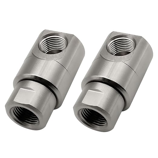 2Pcs 5024-Ni-AL 1/2 Inch Hose Reel Swivel Fitting Replacement, Swivel Fitting for Hose Reel 9SS8FP50XFP50-Ni-AL