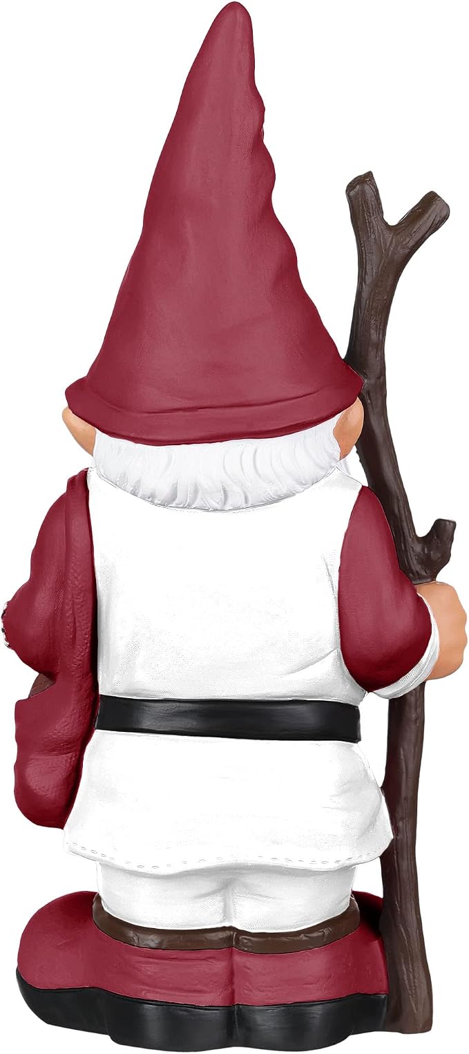 FOCO NFL Team Logo Holding Stick Garden Statue Outdoor Gnome
