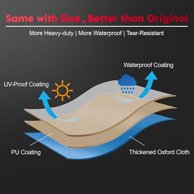 Zettum Air Conditioner Cover for Outside Units 26 Inch - 600D Air Conditioning AC Covers Waterproof, Outdoor Winter Cover for Central AC Condenser, Pool Heater, Heat Pump, HVAC and More