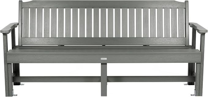 Sequoia Professional CM-BENSQ62-CGE Commercial Grade Exeter 6 Foot Garden Bench, Coastal Teak