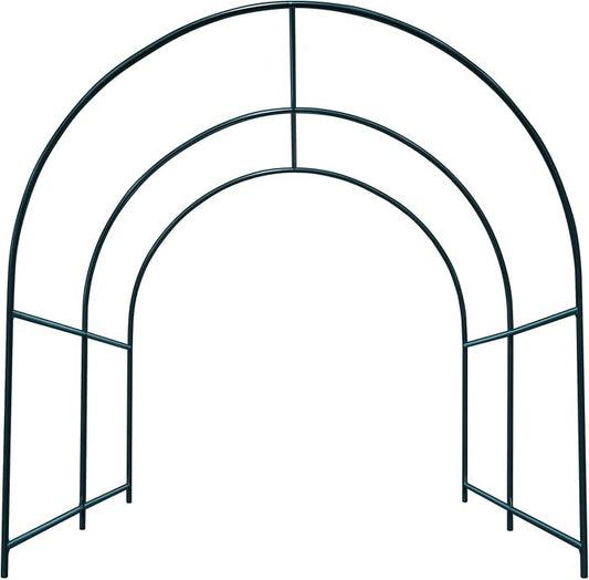 Steel Garden Arch Metal Garden Arch Multi-Size Climbing Plants Arch Arbor (8.2'x 7' x 7.2')