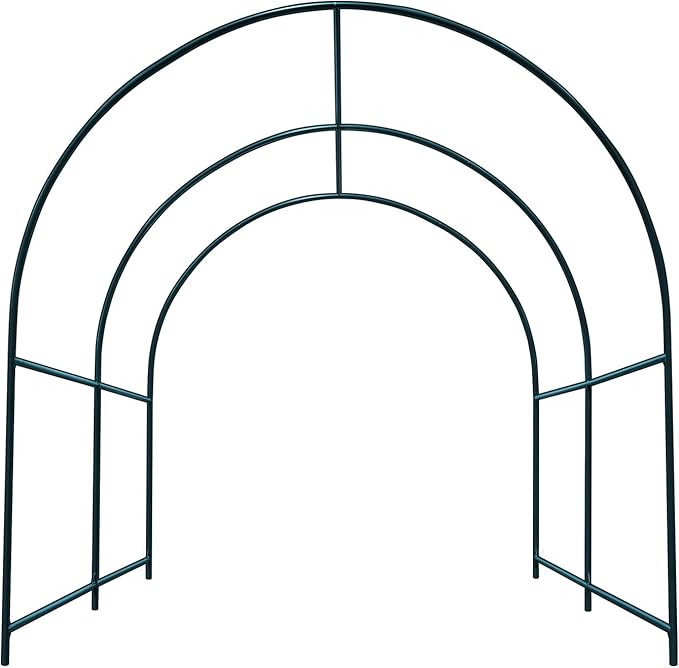 YardGrow Large Garden Support Arch Frame Climbing Plant Arch Arbor for Various Climbing Plant Roses Vines Birthday Wedding Party Decoration Pergola Frame (8.2 x 7 x 7.2ft)