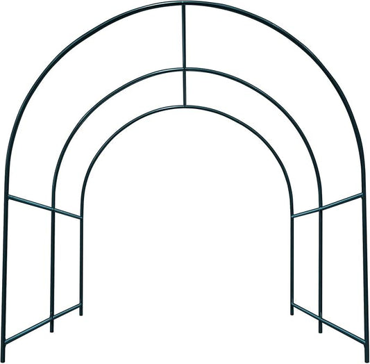YardGrow Large Garden Support Arch Frame Climbing Plant Arch Arbor for Various Climbing Plant Roses Vines Birthday Wedding Party Decoration Pergola Frame (8.2 x 7 x 7.2ft)