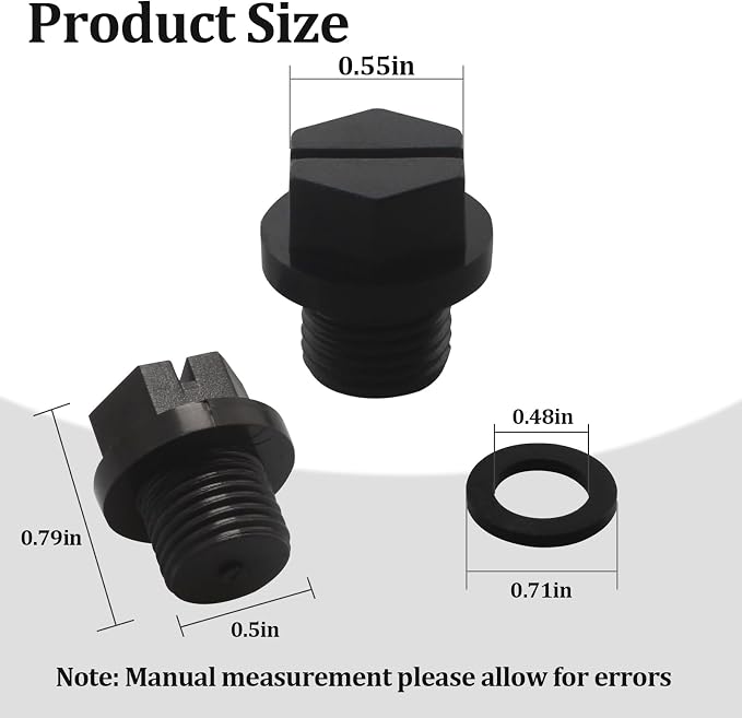 SPX1700FG Pool Pump Pipe Drain Plugs with Gaskets,Swimming Pool Replacement for Hayward Super Pump,Power-Flo LX,Powe Flo II,Max Flo Series,4 pcs