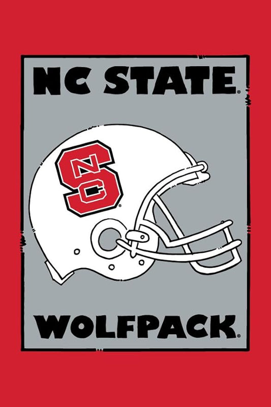 Collegiate Garden Flag (NC State Helmet)