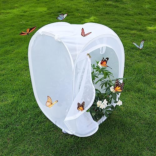 Pop‑up Butterfly Habitat Enclosure with High‑Clear PVC Panel & Fine Mesh - Image 3