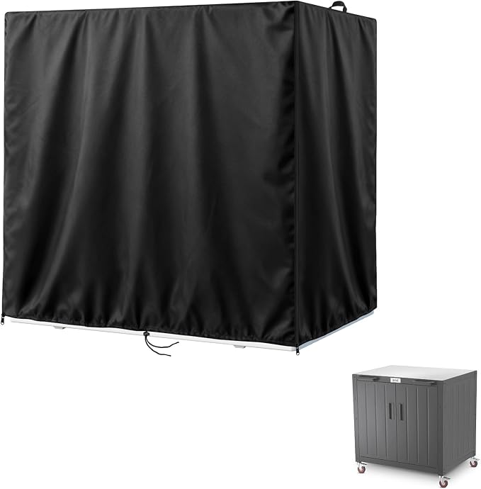 Kasla Storage Cabinet Cover, Outdoor Chest Storage Waterproof Cover, Weatherproof Cabinets Covers for Kitchen Patio Garden Backyard (36"L×24"W×36"H)
