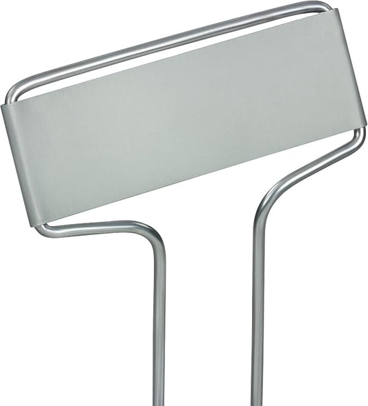 GardenMate 25-Pack Weatherproof Banner Metal Plant Labels, Height 10.5", Label Area 2.5'' x 7/8''
