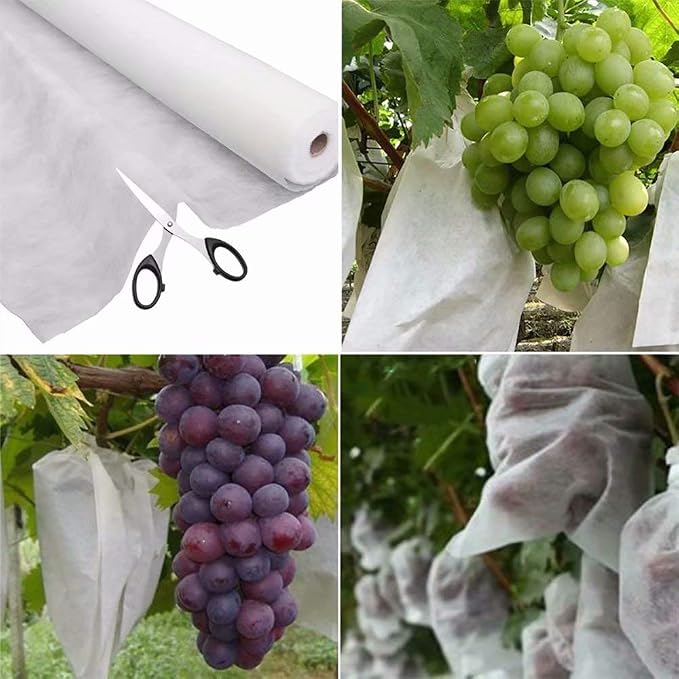 Agfabric Plant Covers Freeze Protection Row Cover 0.55oz 7'x15' Frost Blanket for Winter Protection Plant Covers Feeeze Protection,Frost Cloth for Vegetables,White