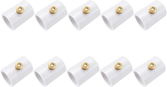 CozyCabin 1/2 inch PVC Splitter with Brass Mist Nozzle (Pack of 10)