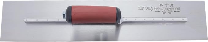 Marshalltown High Carbon Steel Finishing Trowel, 4 x 20 Inch Concrete, Masonry and Drywall Finishing Tool, Assembled in USA, MXS20D