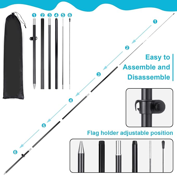 Buryeah Lemonade Feather Flag for Business Advertising 7x5.4ft Feather Flag Sign with Flagpole Ground Stake Portable Bag Lemonade Themed Banner with Rope for Outside Garden Business Party (Mint Blue)
