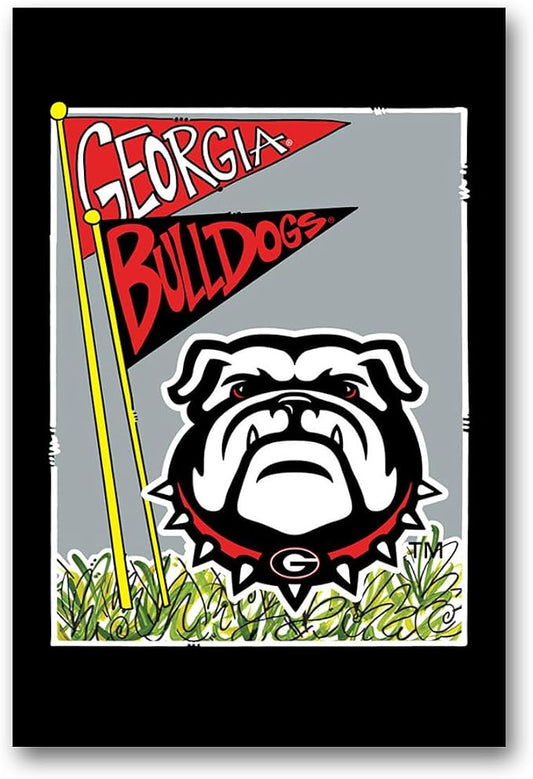 Collegiate Garden Flag Georgia Bulldogs (UGA Mascot)