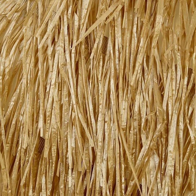 Hula Thatched Tiki Umbrella Tropical Palapa Raffia Tiki Hut Hawaiian Patio Umbrella with Fringe Boho Parasol 6' 8' & 9' Options