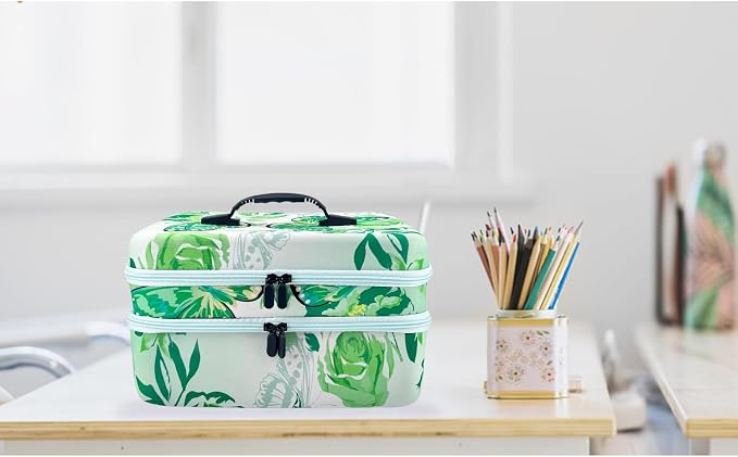 240 Slot Diamond Painting Storage Containers | Green 240-slot storage box with tools & accessories for diamond art