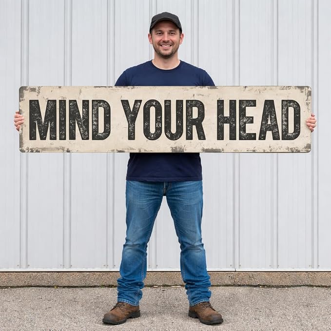 Rustic Custom Metal Signs - Custom sign for indoor or outdoor use. Many styles available. Personalized metal signs perfect for rental properties, business signage, directional and delivery signs, gift giving and more! Made in U.S.A. Printed on rust-res...