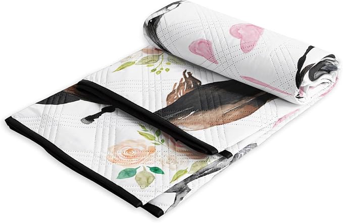 Outdoor Picnic Blanket,Portable Sandproof Waterproof Picnic Mat,Galloping Horses Printed Camping Beach Mat for Sand and Wet Grass Hiking (Galloping Horses S)