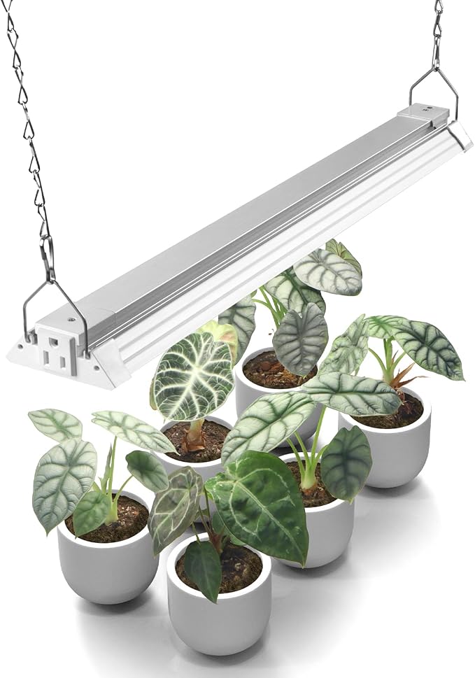 Barrina TX36 2FT LED Grow Light for Indoor Plants, 36W(200W Equivalent), High PPFD, 5000K Daylight Full Spectrum, Hanging Plant Light for Greenhouse Indoor Growing with On/Off Switch, Linkable, 1 Pack