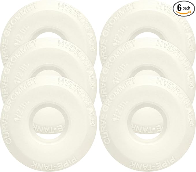 1/2 inch Hydroseal flexible tank adapter TPV Bulkhead Fitting bulkhead connector TPV grommet for PVC Pipe Tank-to-Pipe Seal, Leak-Proof No Glue, Hydroponics Aquaponics Aquarium Water Filtration