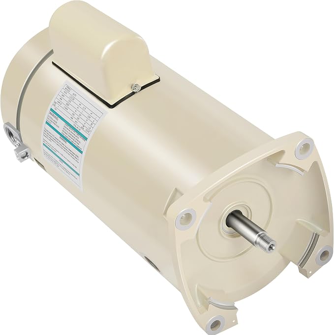355010S Pool Pump Motor 1HP Fit for Pentair Whisperflo 3450 RPM 1 Speed | 115/208-230 V, Energy Efficiency, Swimming Pool Motor