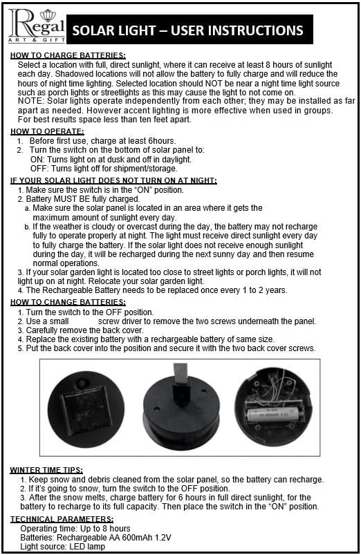 Regal Art & Gift Hot Air Balloon Solar Lantern – Hanging Solar-Powered LED Lights, Waterproof Portable Decorative Outdoor Lamp Made of Metal & Glass for Garden, Patios & Pathway – Wicker (X-Large)