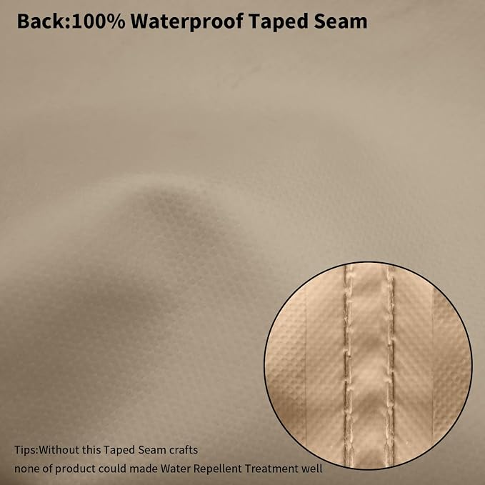Trimmer Cover 100% Waterproof 600D Oxford Fabric fits Most Echo, STIHL, Husqvarna and Others Alike String Trimmers （Brown） 3 Pack