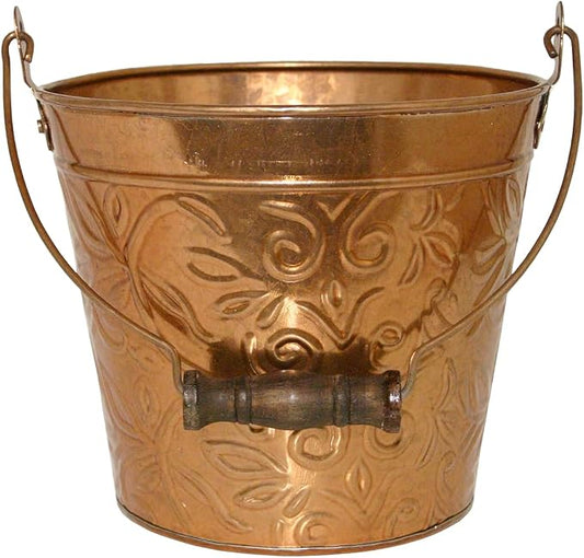 Headwind Vintage Collection - Floral New Penny Planter with Handles – 8 Inch Medium Flower Pots Decorative Plant Indoor – Plant Pots Indoor with Drainage By Robert Allen