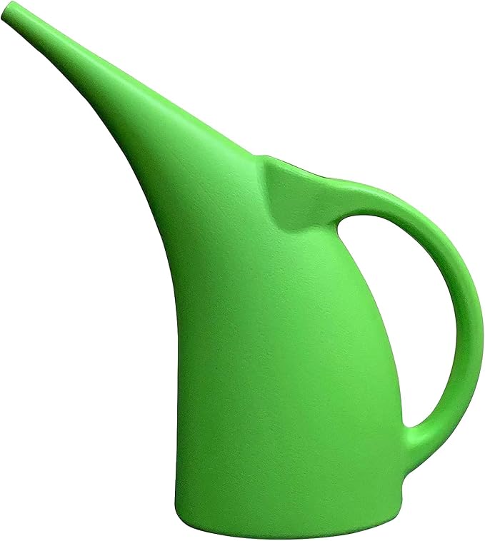 KP KOOL PRODUCTS 1/2 Gallon Green Watering Can – Small Plastic Plant Waterer for Indoor & Outdoor Use – Lightweight Garden Tool with Easy Pour Spout – Ideal for Flowers, Herbs & Lawns – 1 Pack