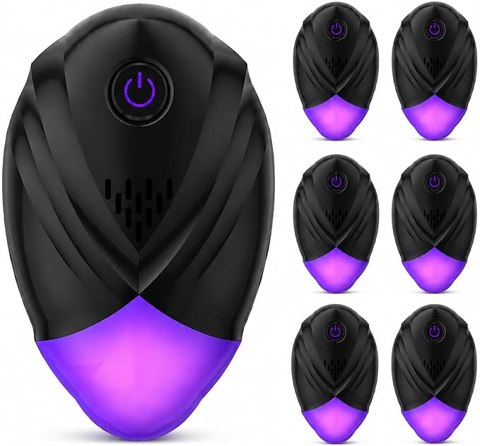 2026 Upgraded Ultrasonic Repeller 6 Packs, Indoor Ultrasonic Repellent for Roach, Rodent, Mouse, Bugs, Ant, Mosquito, Mice, Spider, Electronic Plug in Pest Control