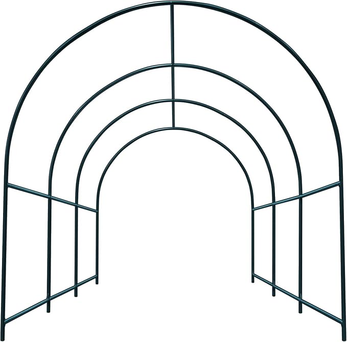 Steel Garden Arch Multi-Size Wedding Garden Bridal Party Decoration Arbor (9.8'x 7' x 7.2')